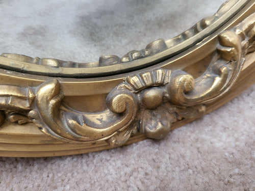 Regency Revival Convex Mirror.