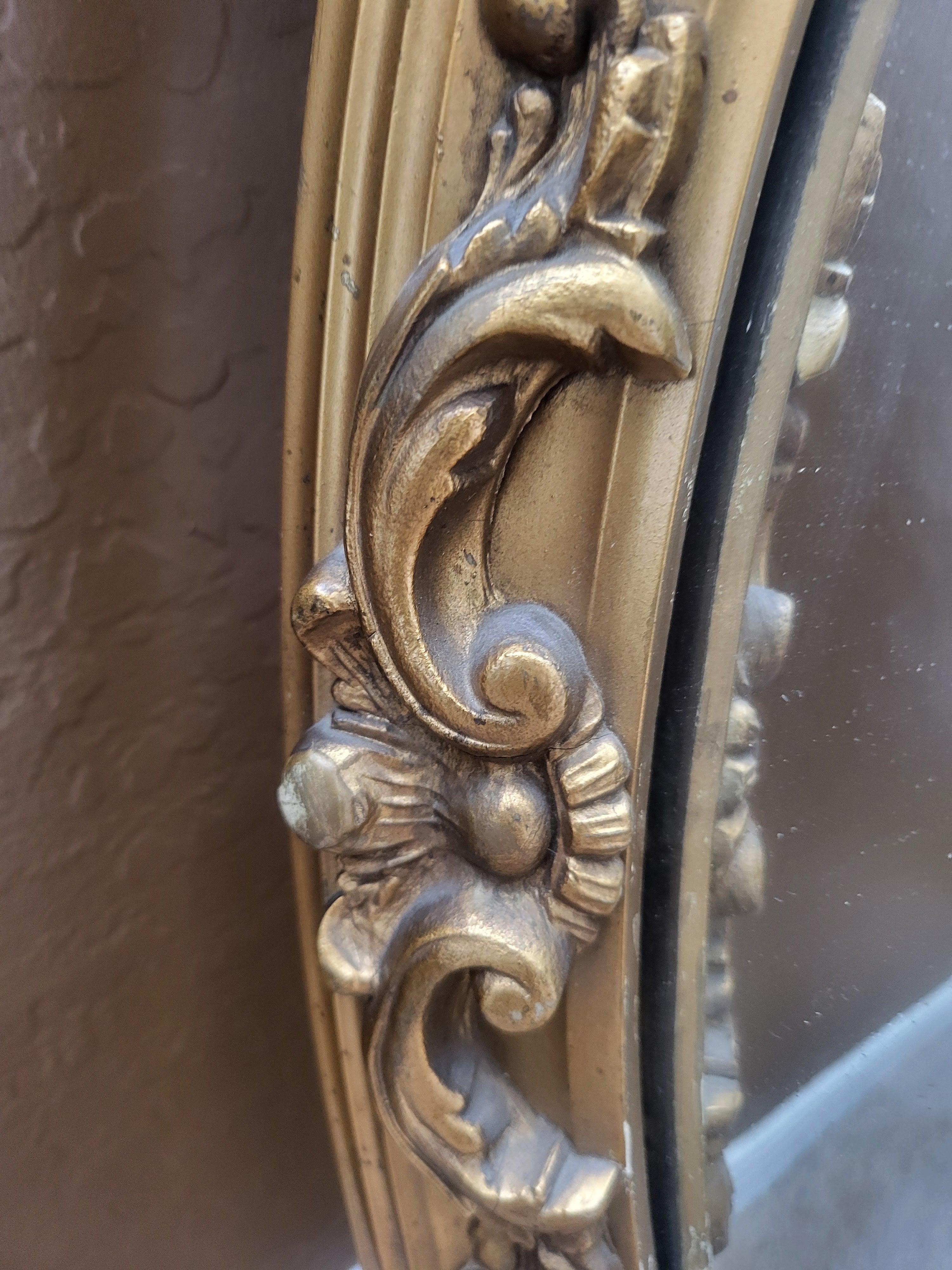 Regency Revival Convex Mirror.