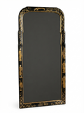 Vintage La Barge Chinoiserie Wall Mirror – Hand-Painted Black Lacquer & Gilt (Model 1682)
