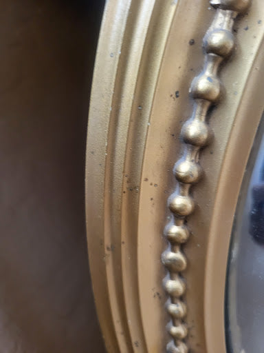 Regency Revival Convex Mirror.