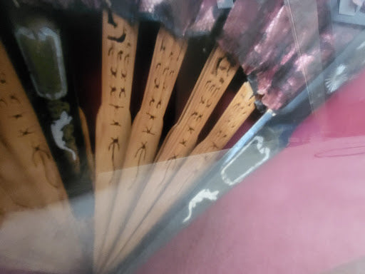 Antique Victorian Esoteric Statement Shadowbox Fan. By Ed Schultz